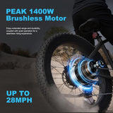 All - Terrain Mountain Ebike 1400W Power & 65mi Range - Ezonesglobal - Buy at Wine Coolers Online