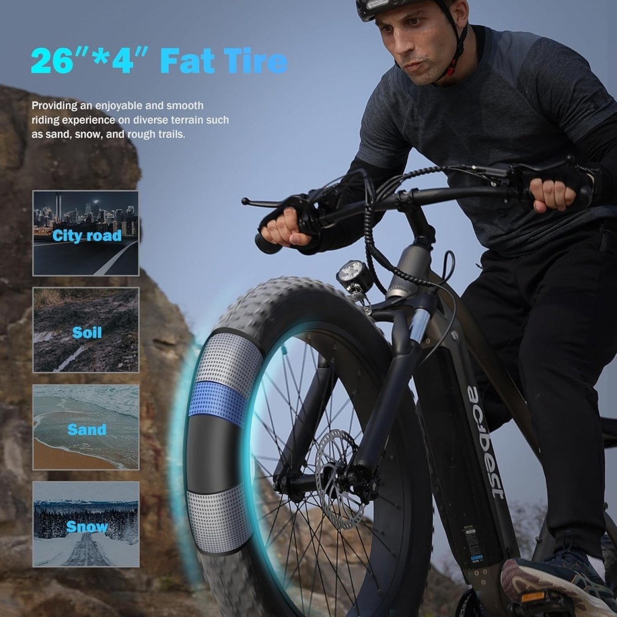 All - Terrain Mountain Ebike 1400W Power & 65mi Range - Ezonesglobal - Buy at Wine Coolers Online