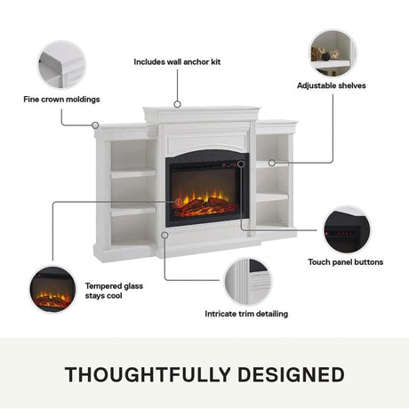 Ameriwood Home Lamont Mantel Fireplace - Ezonesglobal - Buy at Wine Coolers Online