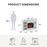 Ameriwood Home Lamont Mantel Fireplace - Ezonesglobal - Buy at Wine Coolers Online