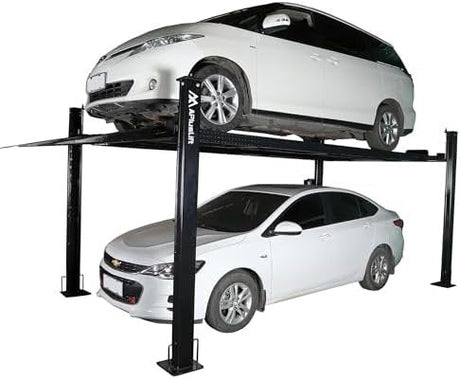 APlusLift HW - 8S 8000LB 4 - Post Portable Storage Service Car Lift / 3 Year Warranty - Ezonesglobal - Buy at Wine Coolers Online