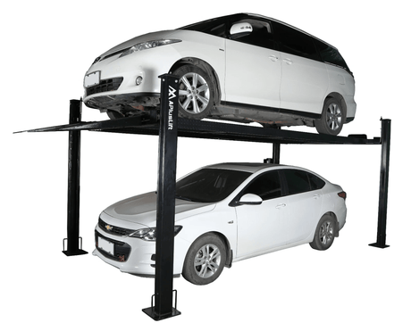 APlusLift HW - 8S 8000LB 4 - Post Portable Storage Service Car Lift / 3 Year Warranty - Ezonesglobal - Buy at Wine Coolers Online
