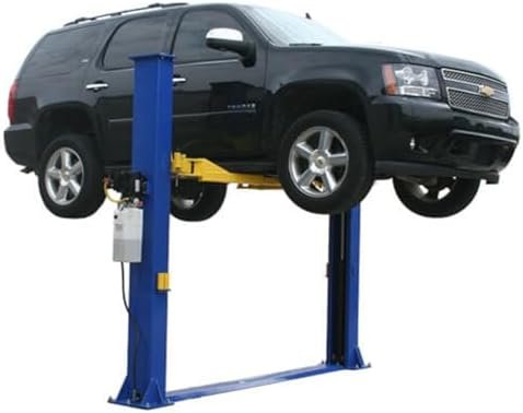 ATLAS Automotive Equipment 9KBPX 2 - Post Lift/Hoist, Baseplate Style, 9’6″ Minimum Ceiling Height, 9,000lb Capacity, Symmetric Arms, Dual Hydraulic Chain Drive Cylinders, for Low Ceiling Home Use - Ezonesglobal - Buy at Wine Coolers Online
