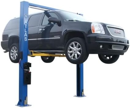 ATLAS Automotive Equipment 9OHSC - SS 2 - Post Vehicle Overhead Lift, 11’9” Minimum Ceiling Height, 9,000lb Capacity, Clear Floor, 11’10” Height, 3 - Stage Front and 2 - Stage Rear Arms, for DIY/Hobbyists - Ezonesglobal - Buy at Wine Coolers Online