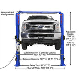Atlas Equipment Platinum PVL10 ALI Certified Commercial Overhead 10,000 lb. Capacity 2 - Post Lift - Ezonesglobal - Buy at Wine Coolers Online