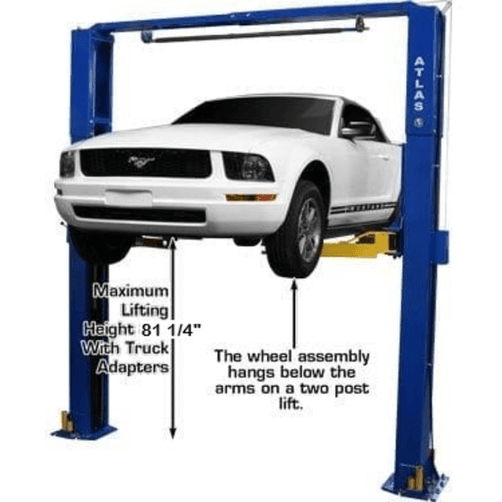 Atlas PV10PX 10,000 lb Overhead 2 - Post Lift - Ezonesglobal - Buy at Wine Coolers Online