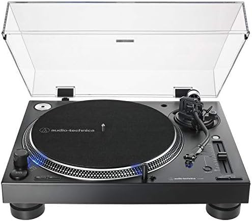 Audio - Technica AT - LP140XP - BK Direct - Drive Professional DJ Turntable, Black, Hi - Fi, Fully Manual, 3 Speed, High Torque Motor - Ezonesglobal - Buy at Wine Coolers Online