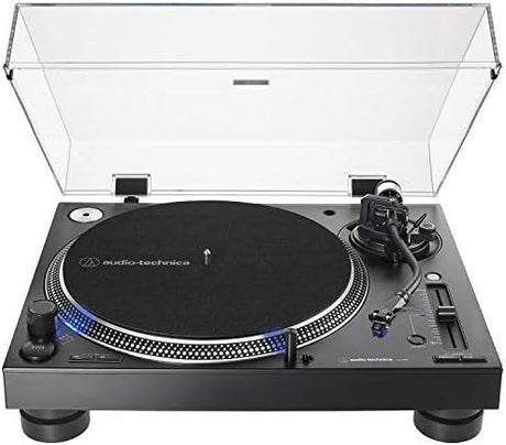 Audio - Technica AT - LP140XP - BK Direct - Drive Professional DJ Turntable, Black, Hi - Fi, Fully Manual, 3 Speed, High Torque Motor - Ezonesglobal - Buy at Wine Coolers Online