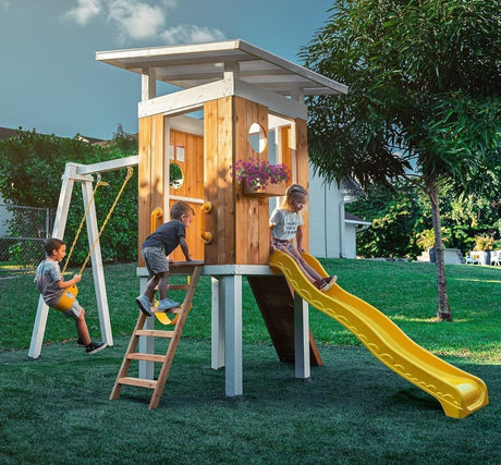 Avenlur Forest Modern Backyard Outdoor Swing Set - Ezonesglobal - Buy at Wine Coolers Online
