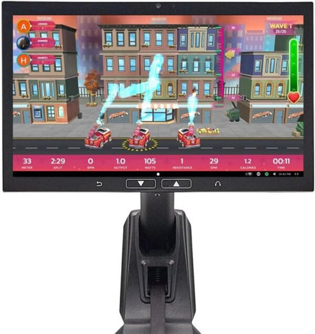 Aviron Strong Series Rower: 22″ HD Touchscreen, Dual Air & Magnetic Resistance up to 100 lbs. Game - Based Workouts, Streaming, Compact Design - Ezonesglobal - Buy at Wine Coolers Online