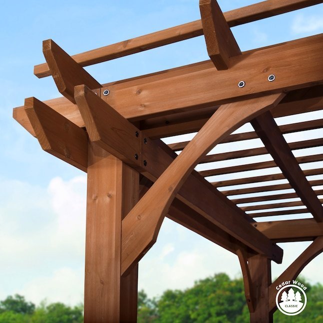Backyard Discovery 10′ x 12′ Cedar Pergola - Ezonesglobal - Buy at Wine Coolers Online
