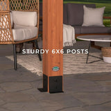 Backyard Discovery Beaumont Freestanding Pergola 2101579COM - Ezonesglobal - Buy at Wine Coolers Online