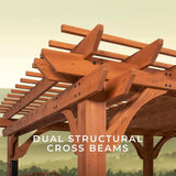 Backyard Discovery Beaumont Freestanding Pergola 2101579COM - Ezonesglobal - Buy at Wine Coolers Online