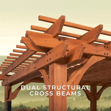 Backyard Discovery Beaumont Freestanding Pergola 2101579COM - Ezonesglobal - Buy at Wine Coolers Online