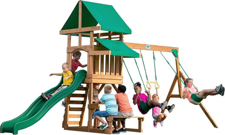 Backyard Discovery Belmont All Cedar Swing Set - Ezonesglobal - Buy at Wine Coolers Online