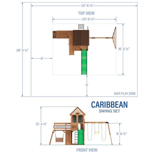 Backyard Discovery Caribbean Swing Set - Ezonesglobal - Buy at Wine Coolers Online