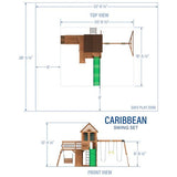 Backyard Discovery Caribbean Swing Set - Ezonesglobal - Buy at Wine Coolers Online