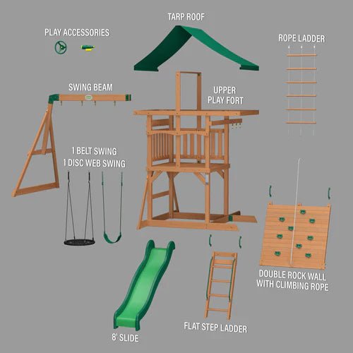 Backyard Discovery Grayson Peak Swing Set - Ezonesglobal - Buy at Wine Coolers Online