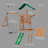 Backyard Discovery Grayson Peak Swing Set - Ezonesglobal - Buy at Wine Coolers Online