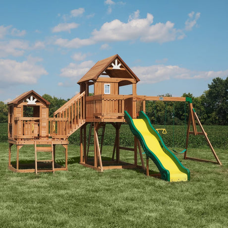Backyard Discovery Malibu Cedar Swing Set - Ezonesglobal - Buy at Wine Coolers Online