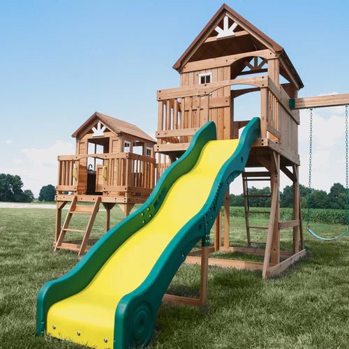 Backyard Discovery Malibu Cedar Swing Set - Ezonesglobal - Buy at Wine Coolers Online