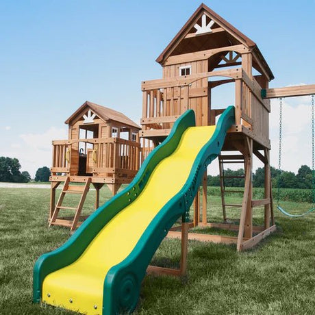 Backyard Discovery Malibu Cedar Swing Set - Ezonesglobal - Buy at Wine Coolers Online