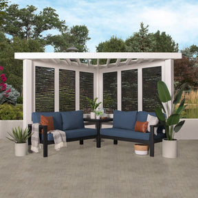 Backyard Discovery Ridgedale Modern Steel Cabana Pergola - Ezonesglobal - Buy at Wine Coolers Online