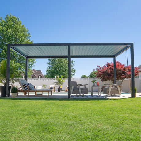 Backyard Discovery Sarasota Louvered Pergola - Ezonesglobal - Buy at Wine Coolers Online