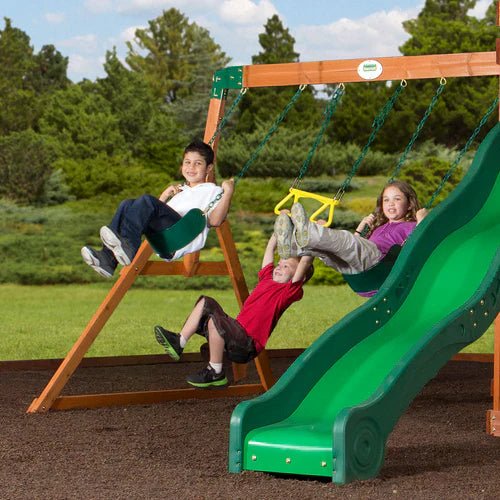 Backyard Discovery Shenandoah Cedar Wood Swing Set Slide - Ezonesglobal - Buy at Wine Coolers Online
