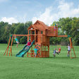 Backyard Discovery Skyfort II Cedar Wood Swing Set - Ezonesglobal - Buy at Wine Coolers Online