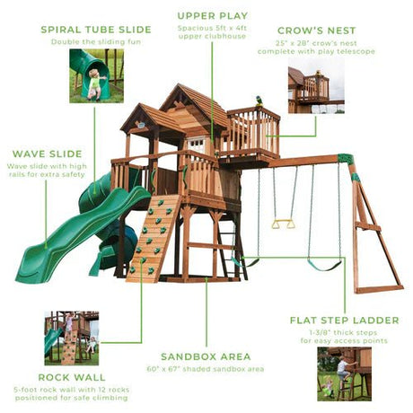 Backyard Discovery Skyfort III Swing Set - Ezonesglobal - Buy at Wine Coolers Online