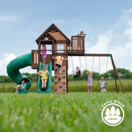 Backyard Discovery Skyfort III Swing Set - Ezonesglobal - Buy at Wine Coolers Online