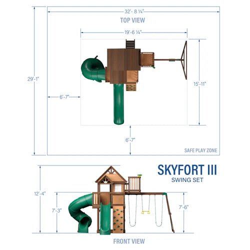 Backyard Discovery Skyfort III Swing Set - Ezonesglobal - Buy at Wine Coolers Online