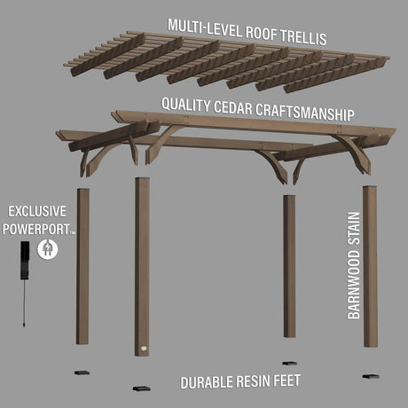 Backyard Discovery Somerville Pergola - Ezonesglobal - Buy at Wine Coolers Online