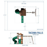 Backyard Discovery Tacoma Falls Swing Set - Ezonesglobal - Buy at Wine Coolers Online