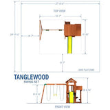 Backyard Discovery Tanglewood Cedar Wood Swing Set - Ezonesglobal - Buy at Wine Coolers Online