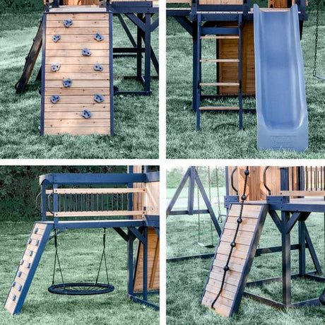 Backyard Discovery Timber Crossing Swing Set - Ezonesglobal - Buy at Wine Coolers Online