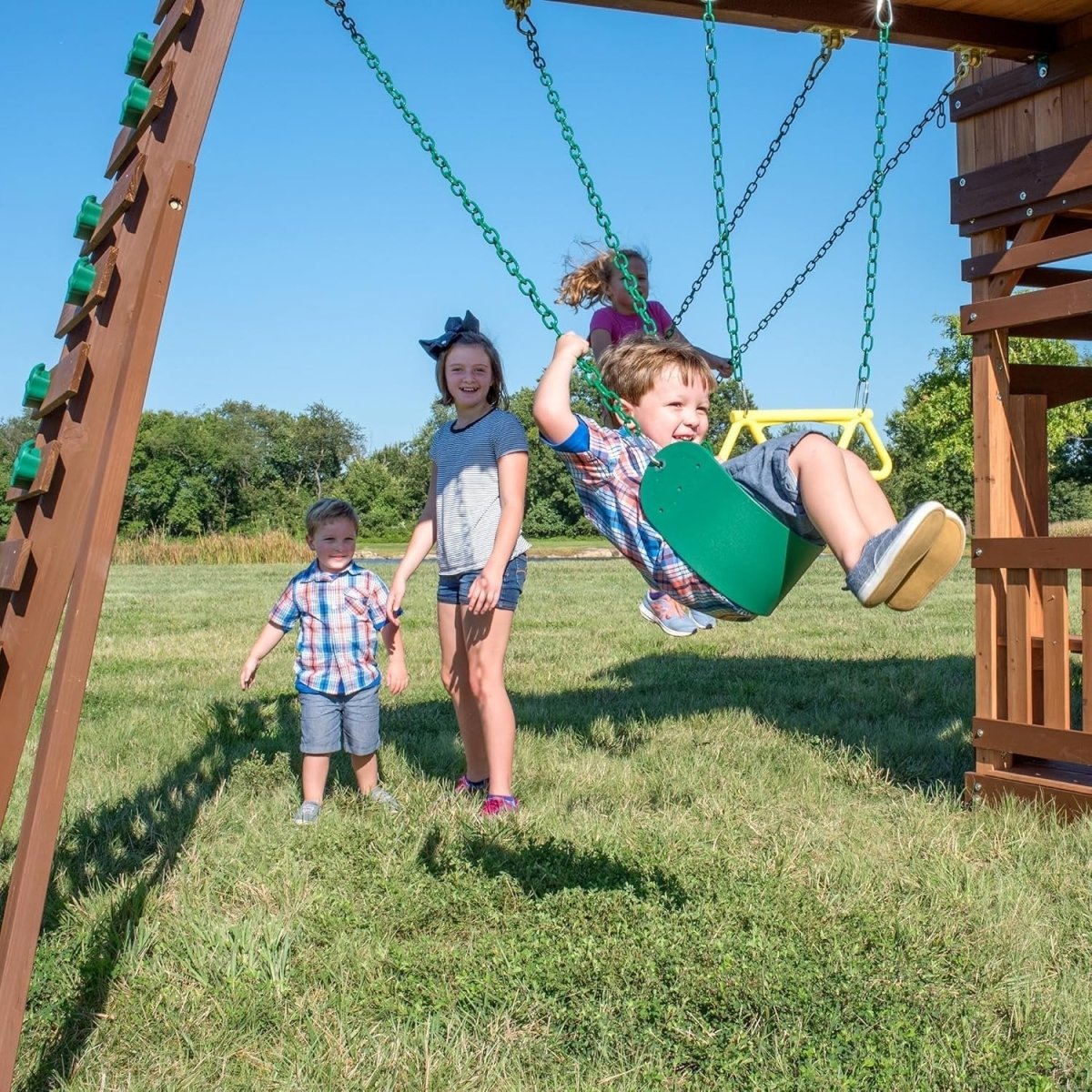 Backyard Discovery Woodridge Elite Cedar Swing Set/Playset - Ezonesglobal - Buy at Wine Coolers Online