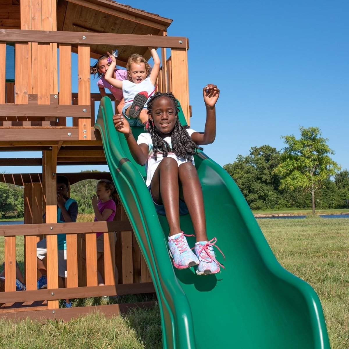 Backyard Discovery Woodridge Elite Cedar Swing Set/Playset - Ezonesglobal - Buy at Wine Coolers Online