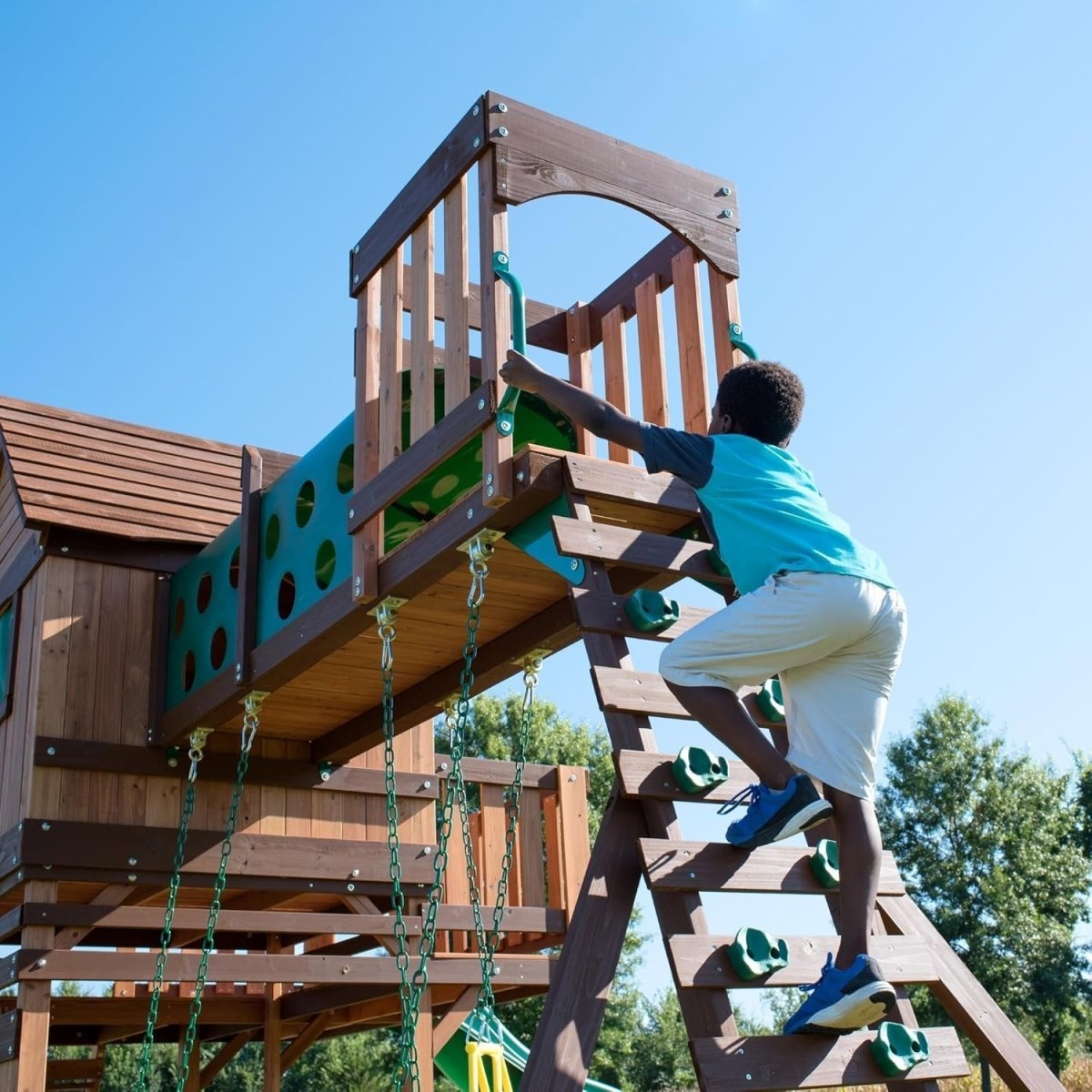 Backyard Discovery Woodridge Elite Cedar Swing Set/Playset - Ezonesglobal - Buy at Wine Coolers Online