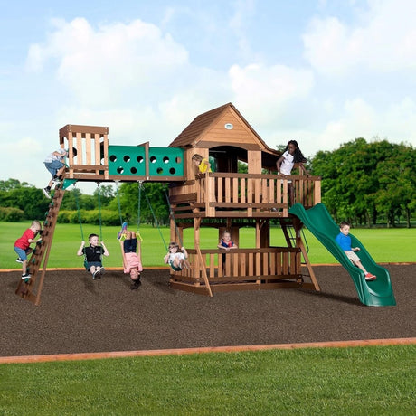 Backyard Discovery Woodridge Elite Cedar Swing Set/Playset - Ezonesglobal - Buy at Wine Coolers Online
