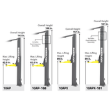 BendPak 10AP - 168 Two Post Car Lift – 10,000 - Lb Capacity – 168″ Extended Height - Ezonesglobal - Buy at Wine Coolers Online