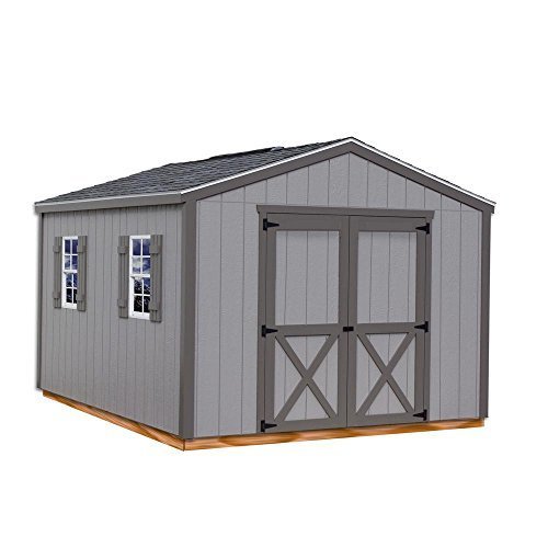Best Barns Elm 10 ft. x 12 ft. Wood Storage Shed Kit with Floor elm_1012df - Ezonesglobal - Buy at Wine Coolers Online