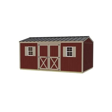 Best Barns Handmade Haven 10×12 Wood Shed Kit – Gable Roof, Eave Door (HHAVDE12) - Ezonesglobal - Buy at Wine Coolers Online