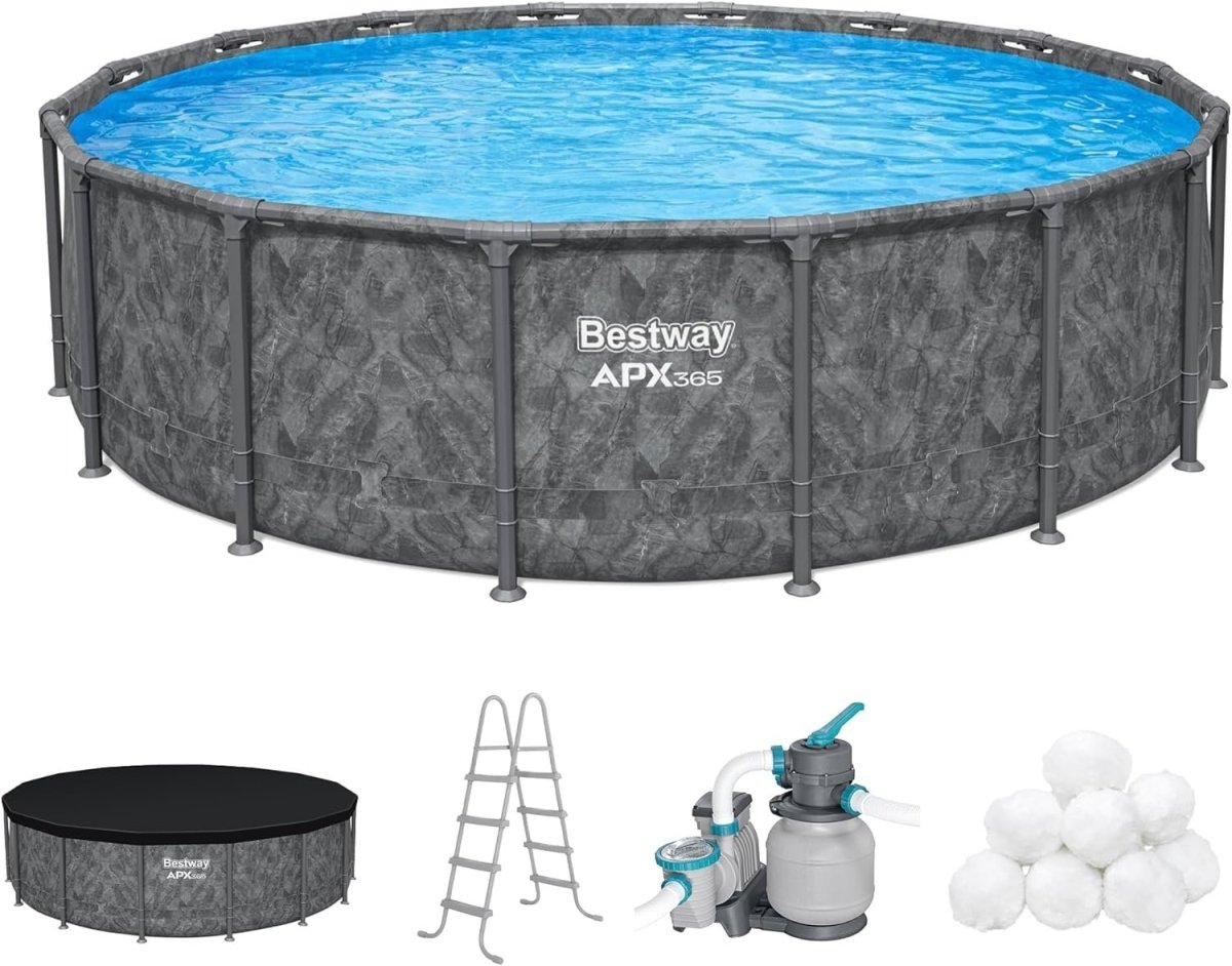 Bestway APX 365 16ft x 48 inches Round Above Ground Pool Set - Ezonesglobal - Buy at Wine Coolers Online