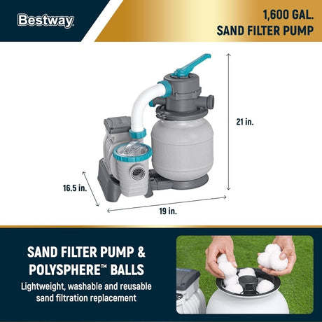 Bestway APX 365 16ft x 48 inches Round Above Ground Pool Set - Ezonesglobal - Buy at Wine Coolers Online