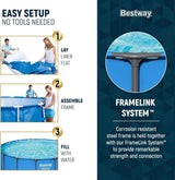 Bestway Steel Pro Max 15′ x 48″ Round Above Ground Pool Kit - Ezonesglobal - Buy at Wine Coolers Online