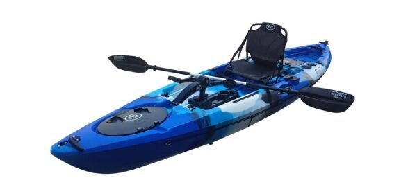 BKC PK12 Angler Sit - on - Top Single Pedal Fishing Kayak - Ezonesglobal - Buy at Wine Coolers Online