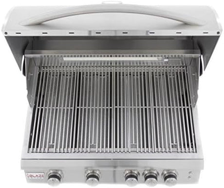 Blaze 32 Inch 4 - Burner LTE Gas Grill with Rear Burner and Built - in Lighting System - Ezonesglobal - Buy at Wine Coolers Online