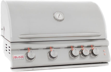 Blaze 32 Inch 4 - Burner LTE Gas Grill with Rear Burner and Built - in Lighting System - Ezonesglobal - Buy at Wine Coolers Online